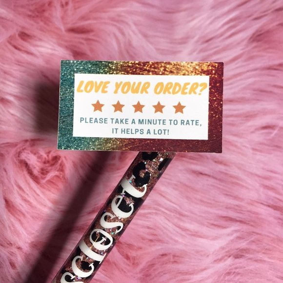 40 thank you stickers size 2.25"x1.25" - Picture 6 of 6